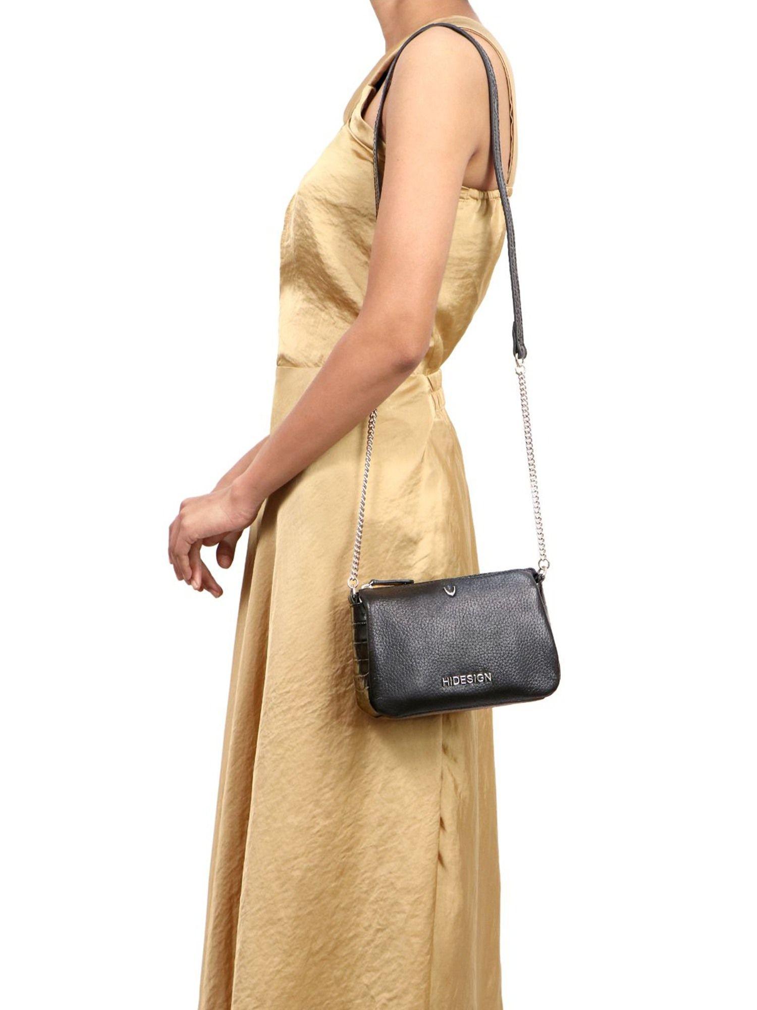 corso 01 women's sling bag stylish black for everyday elegance (s)