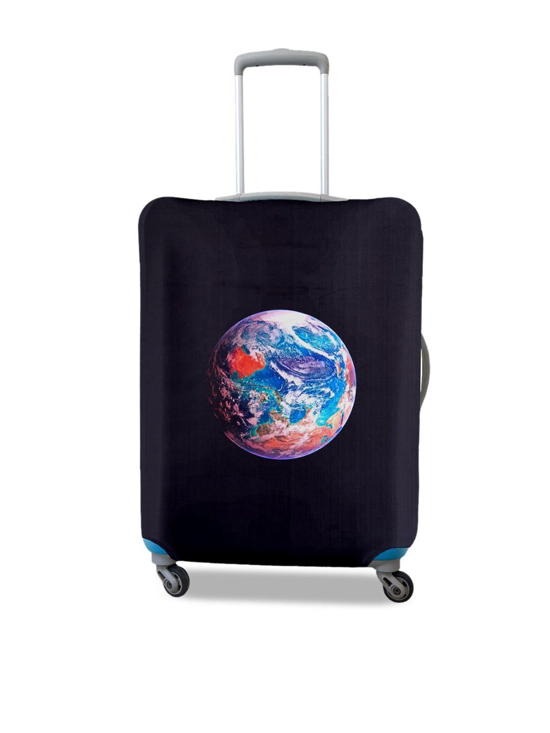 cortina black printed protective medium trolley bag cover