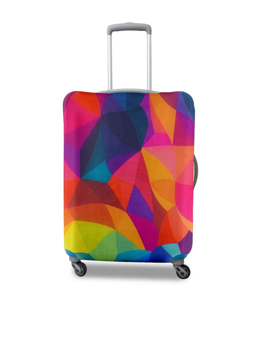 cortina multicoloured printed protective large trolley bag cover