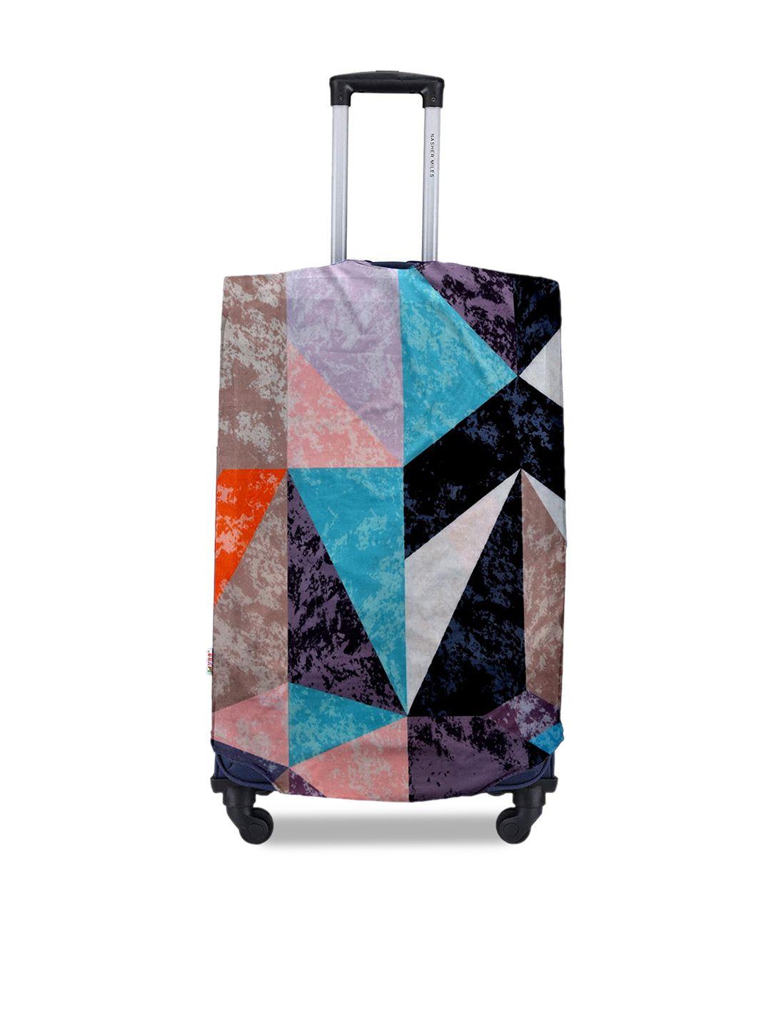 cortina multicoloured printed protective trolley bag cover
