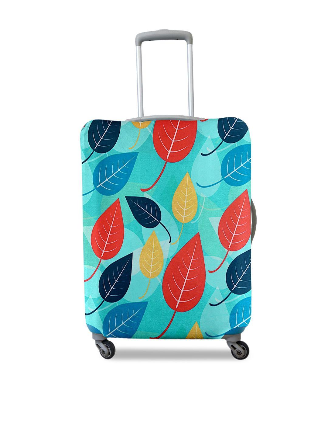 cortina turquoise printed protective small trolley bag cover