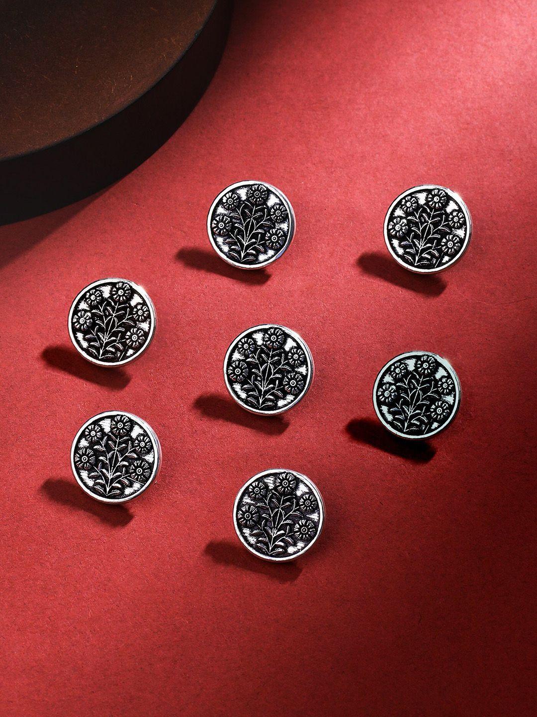 cosa nostraa set of 7 eternal garden suit/sherwani buttons