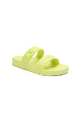 coscon wns synthetic slip-on women's slides - green