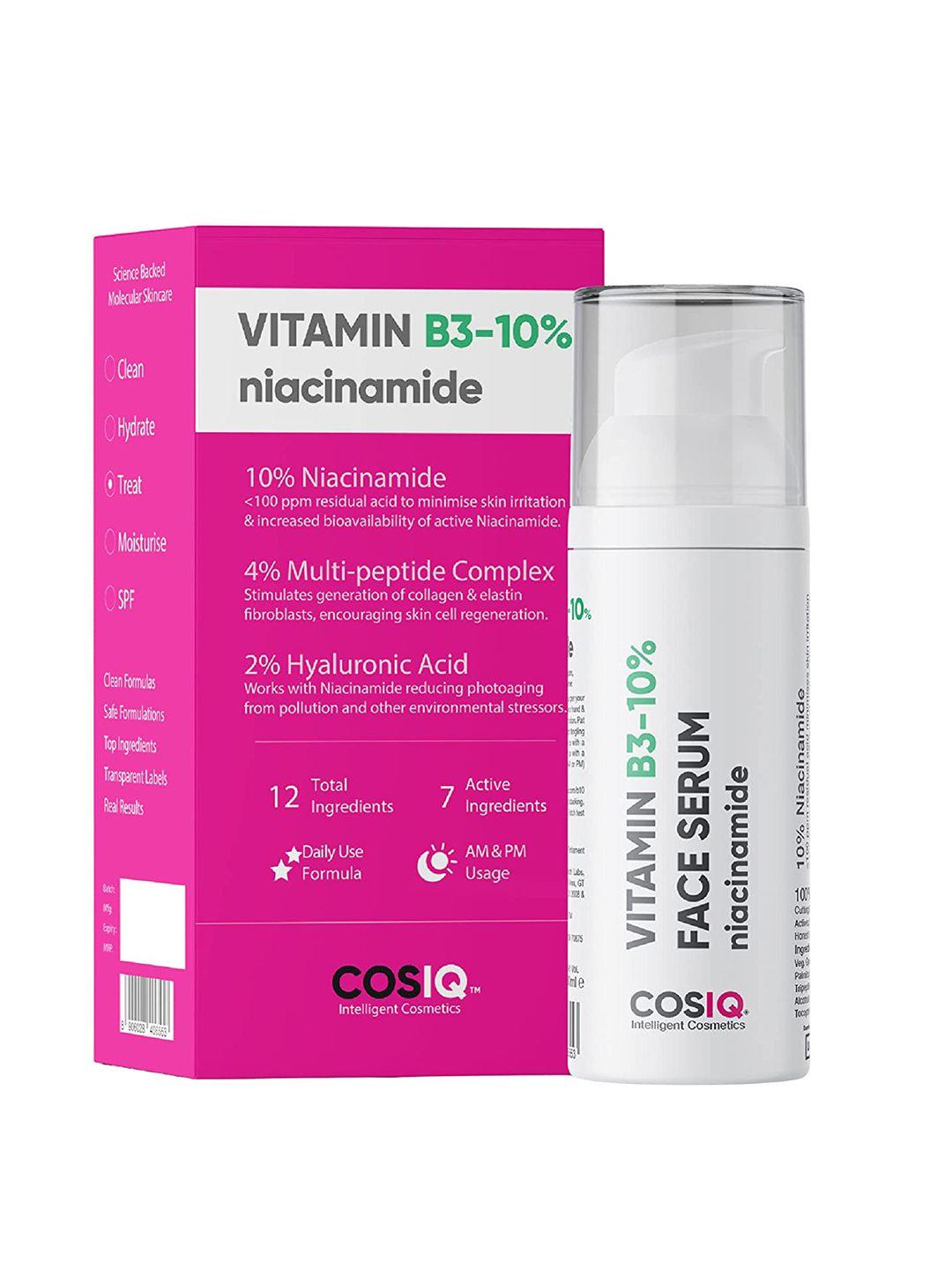 cosiq niacinamide vitamin b3-10% face serum 30 ml