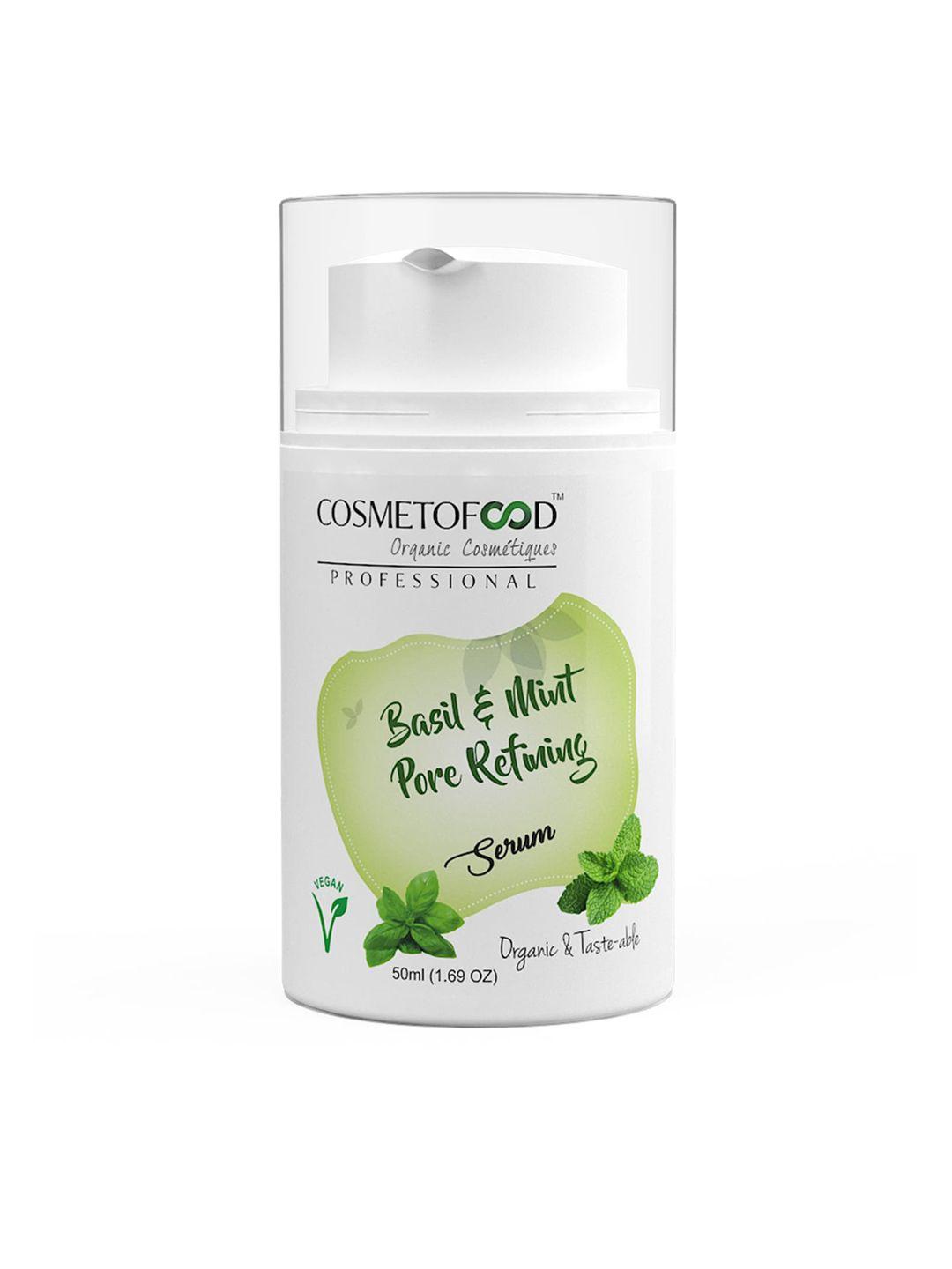 cosmetofood professional basil & mint pore refining face serum 50 ml