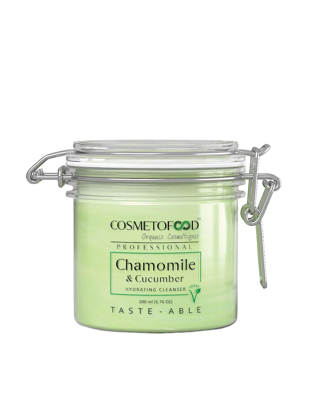 cosmetofood professional chamomile & cucumber hydrating face cleanser 200 ml