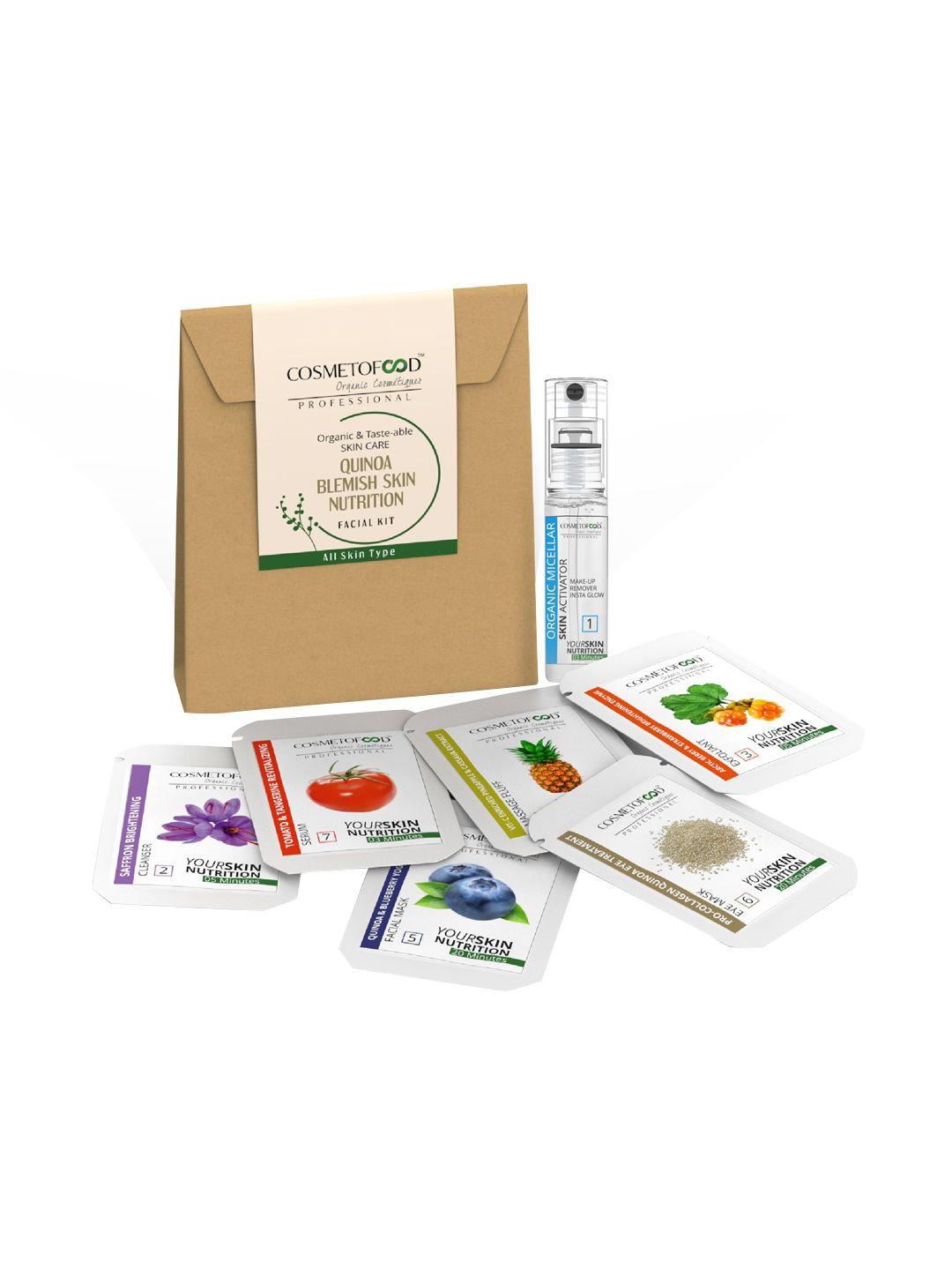 cosmetofood professional quinoa blemish nutrition facial kit