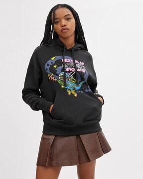 cosmic print hoodie