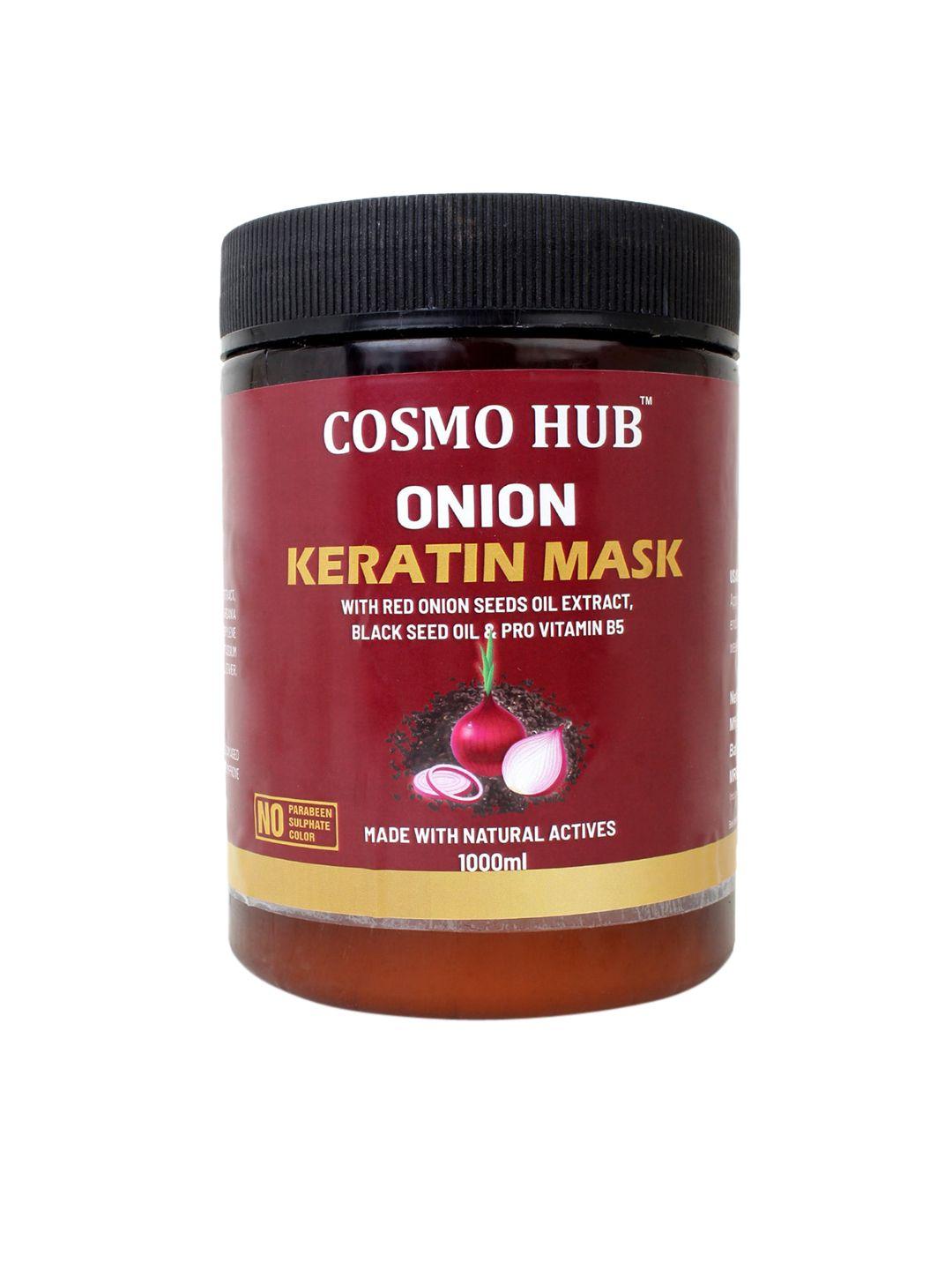 cosmo hub maroon onion keratin hair mask 1000ml