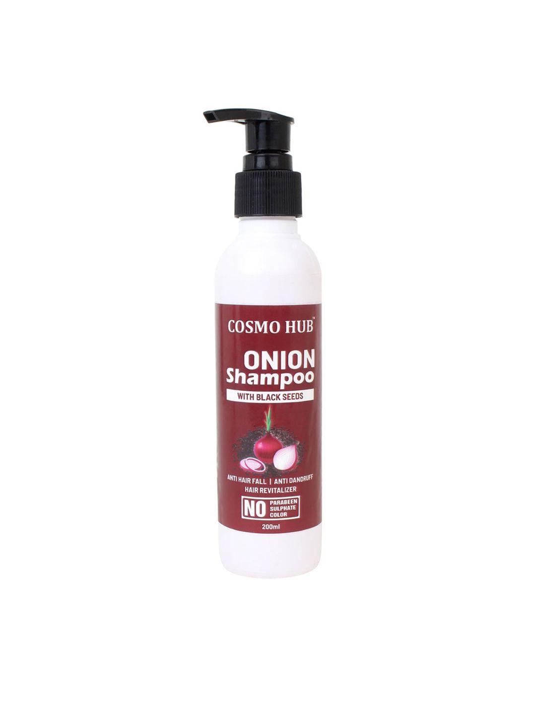 cosmo hub onion shampoo with black seed - 200 ml