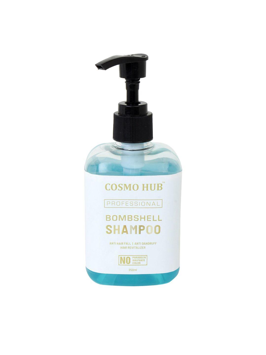 cosmo hub professional anti-hairfall anti-dandruff bombshell shampoo 250ml
