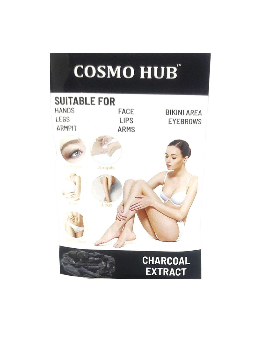 cosmo hub charcoal wax strips - 20 strips