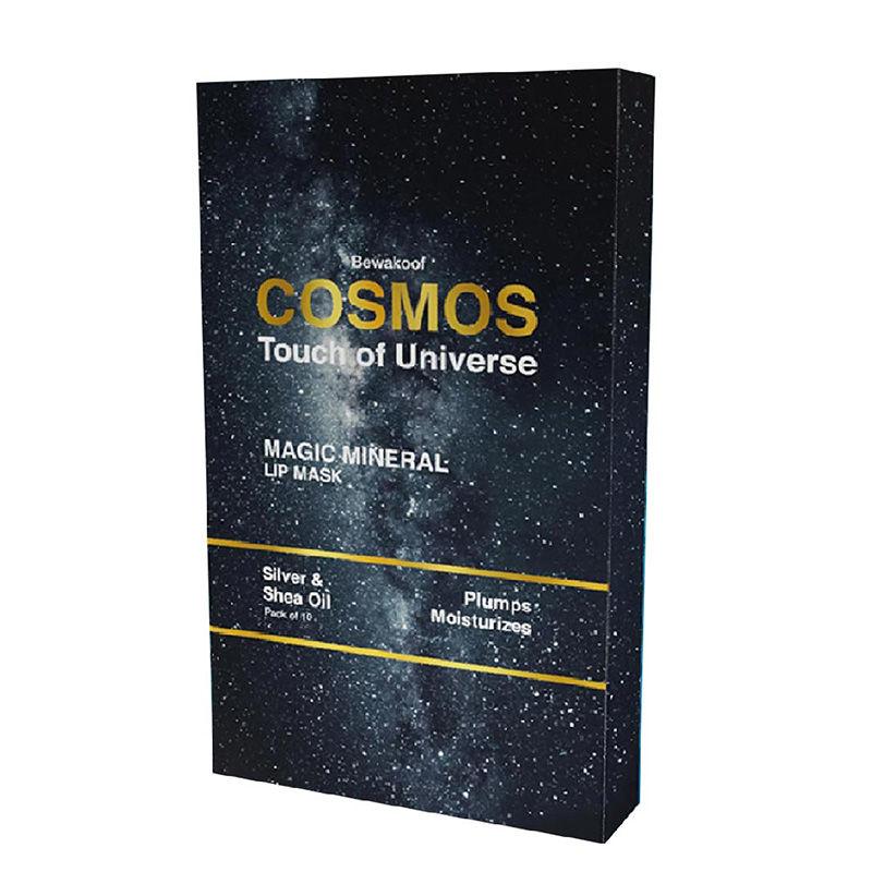 cosmos by bewakoof exfoliating magic mineral lip mask powered by silver & shea oil pack of 10