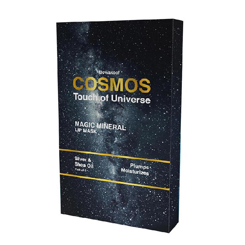 cosmos by bewakoof exfoliating magic mineral lip mask powered by silver & shea oil pack of 5