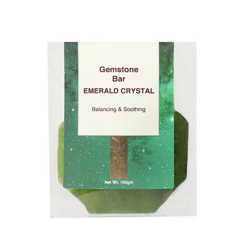 cosmos by bewakoof gemstone bath bar with emerald crystal balancing & soothing
