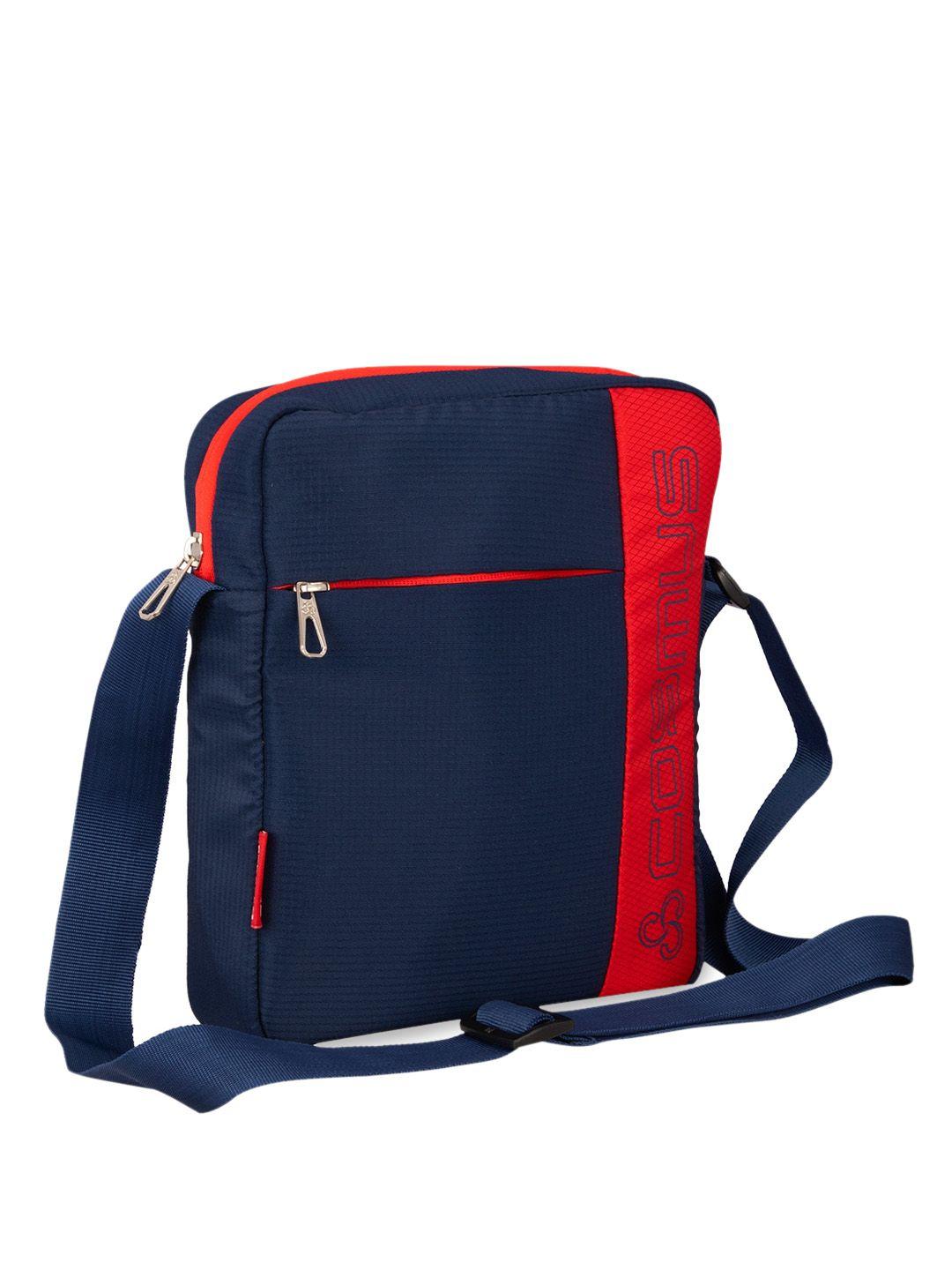 cosmus blue structured sling bag