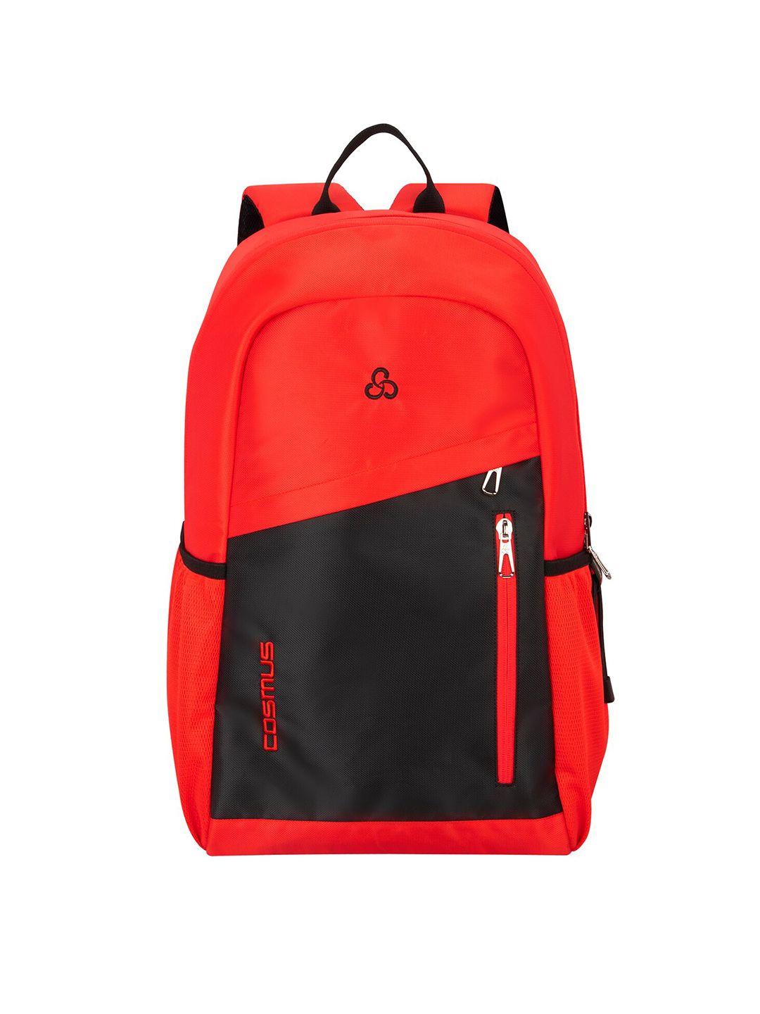 cosmus black & red laptop bag