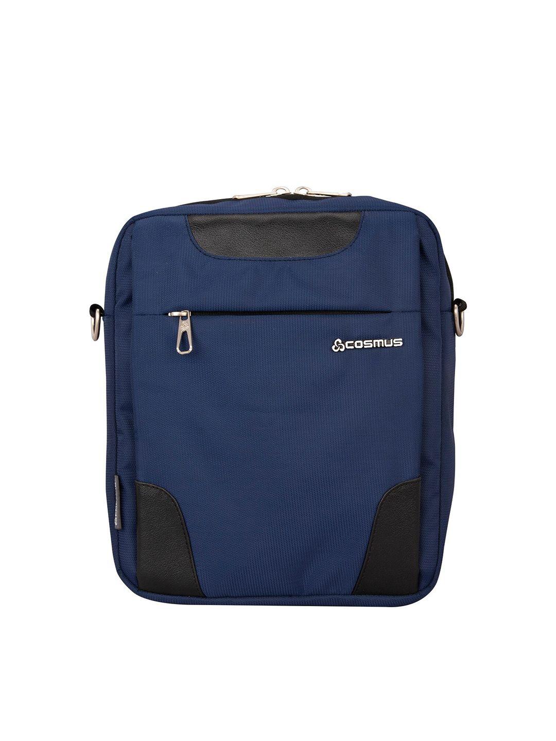 cosmus unisex blue traviti casual travel messenger bag