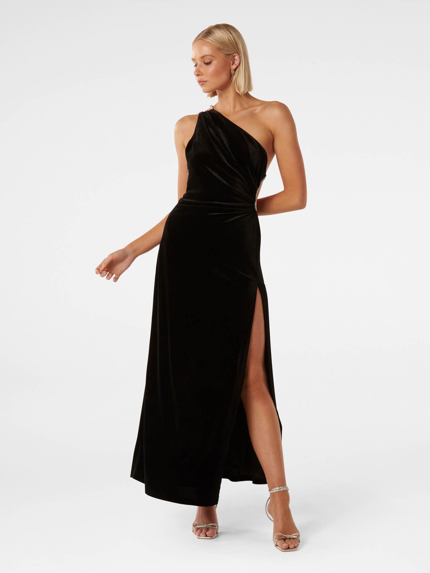 costanza diamante velvet gown