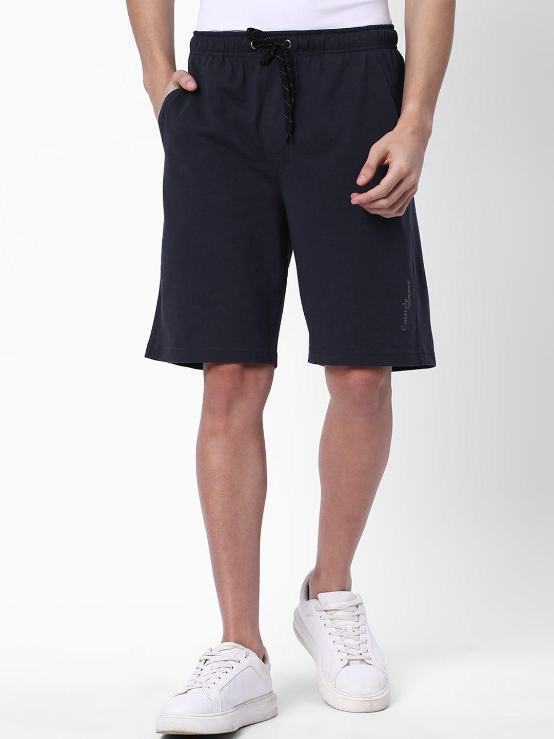 cotstyle men mid rise cotton shorts