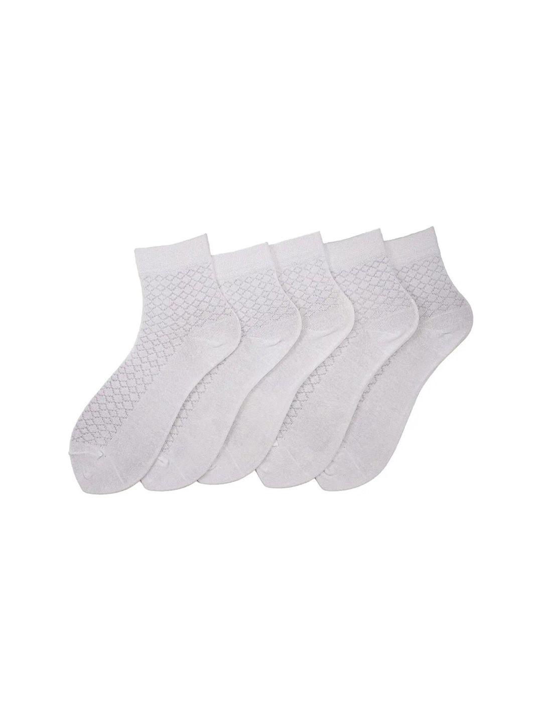 cotstyle men pack of 5 patterned ankle-length socks