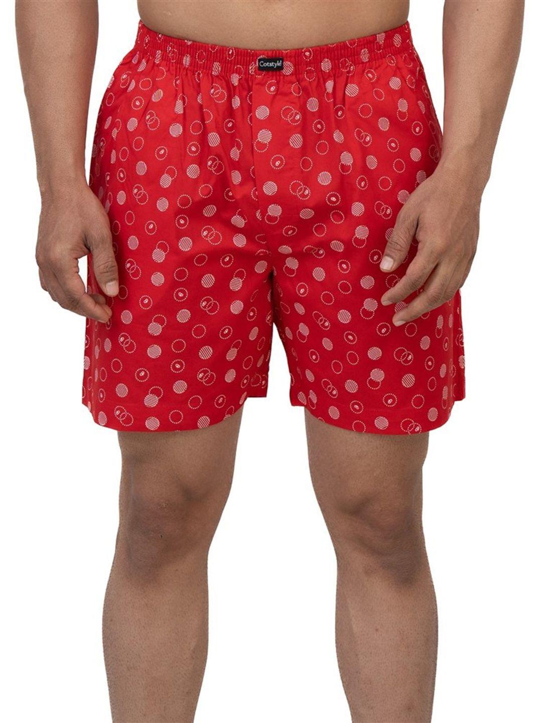 cotstyle printed pure cotton boxers