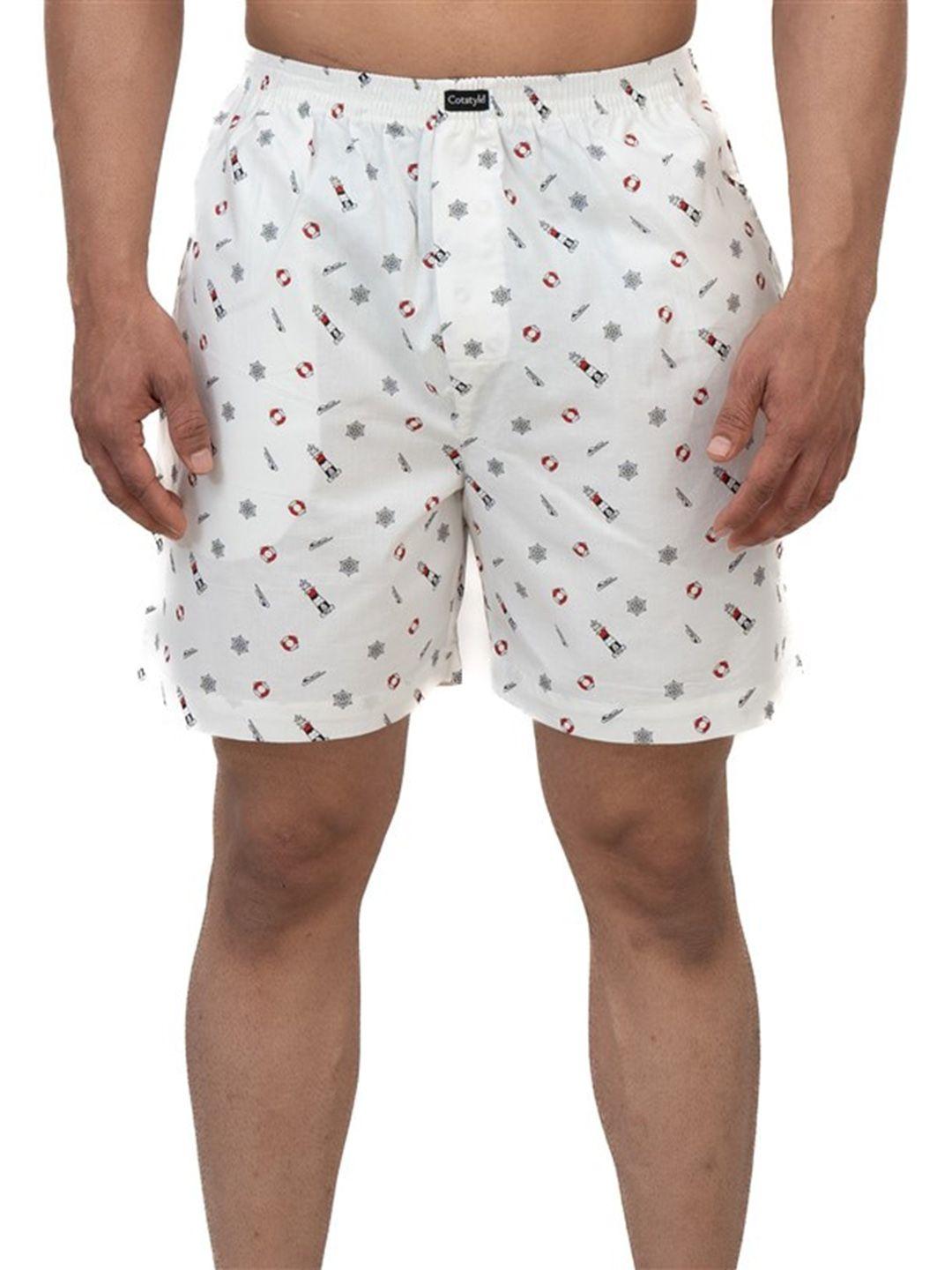 cotstyle printed pure cotton boxers