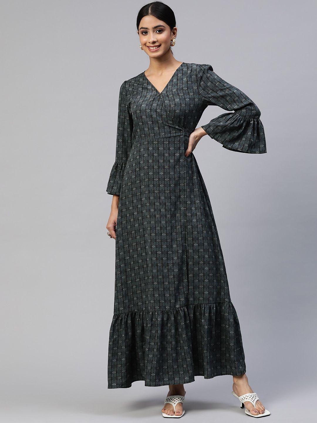 cottinfab crepe maxi dress