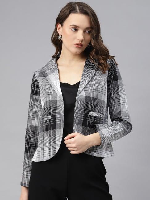 cottinfab grey full sleeves blazer