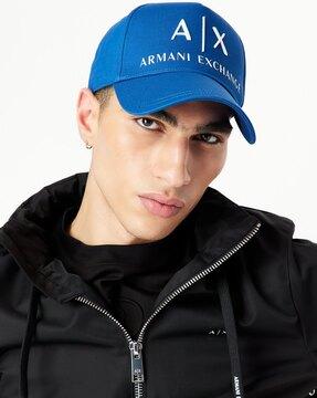 cotton baseball cap with embroidered logo