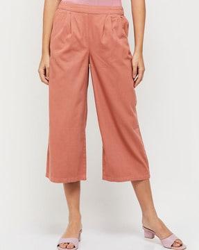 cotton culottes with insert pockets