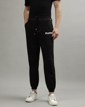 cotton joggers with insert pockets