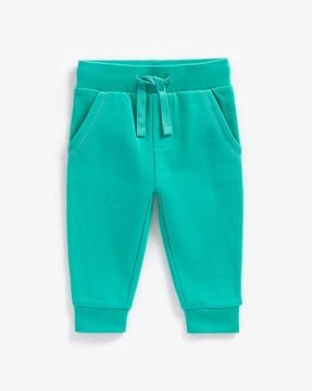 cotton joggers with side pockets