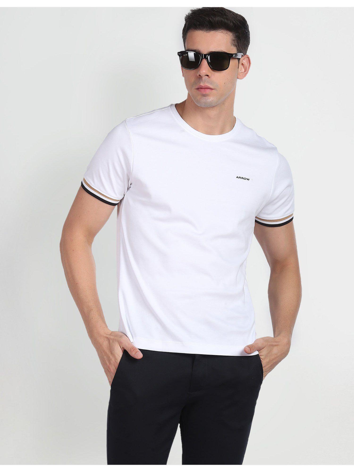 cotton solid t-shirt
