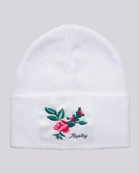 cotton acrylic beanie