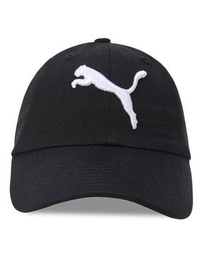 cotton baseball cap with logo embroidery