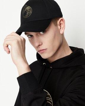 cotton baseball cap with logo