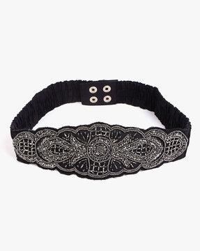 cotton belt with embellishments