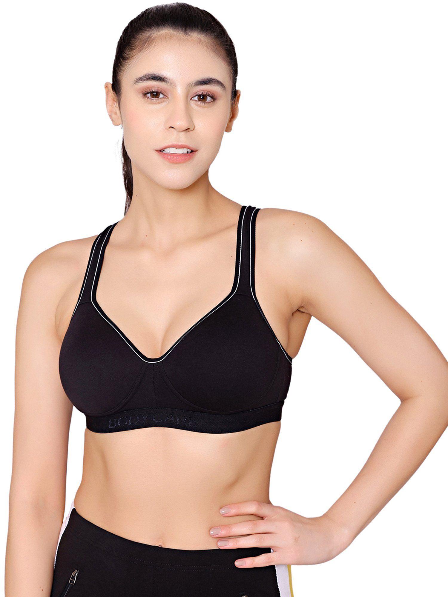 cotton black color bra 1615b