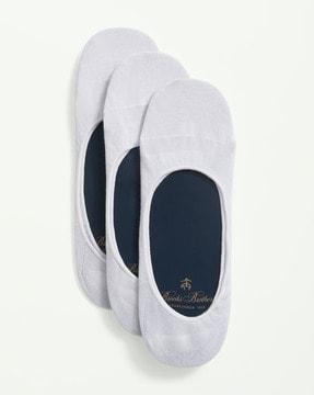 cotton blend 3-pack loafer socks