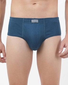 cotton briefs with elasticated waistband