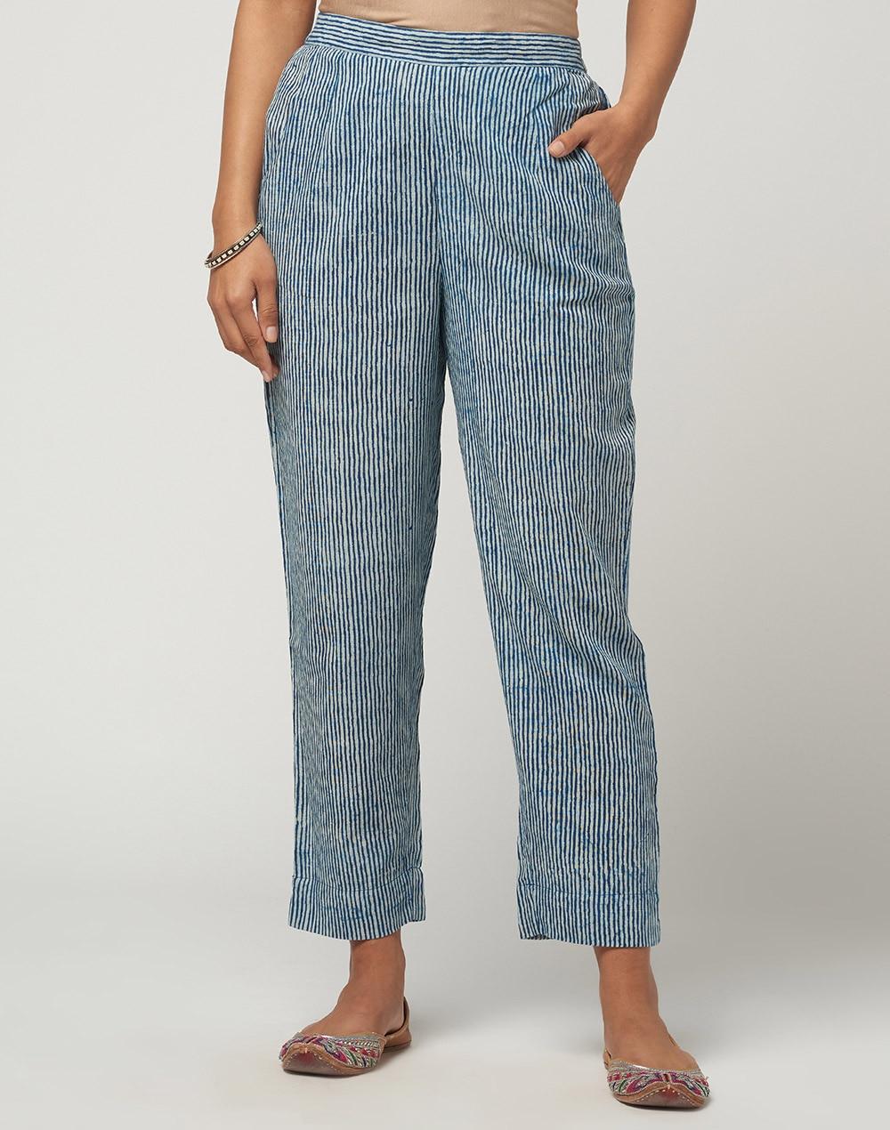 cotton casual tapered pant