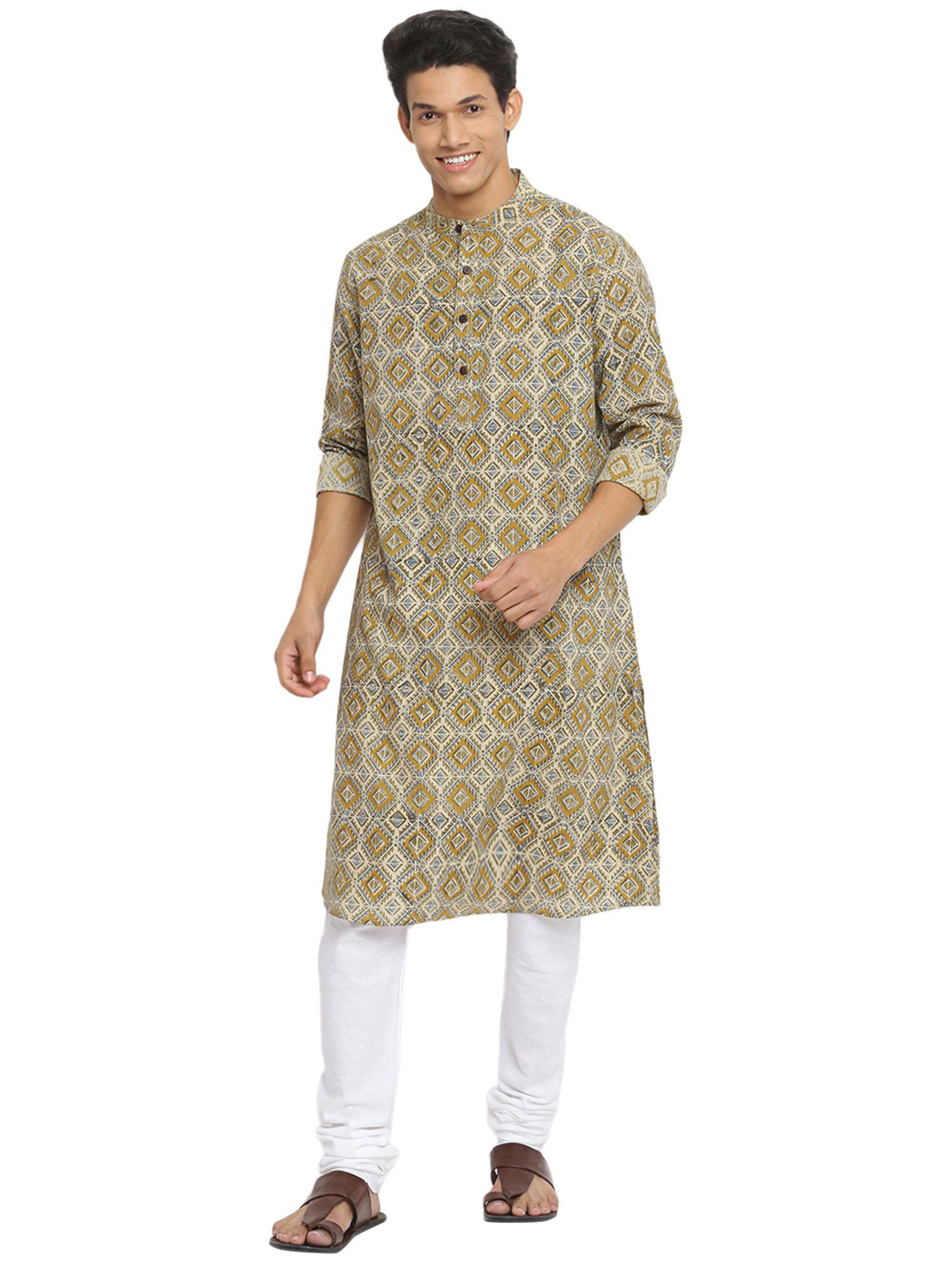 cotton comfort fit long kurta