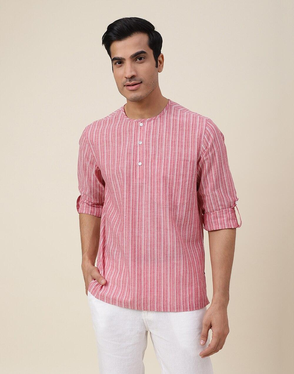 cotton comfort fit mid placket shirt