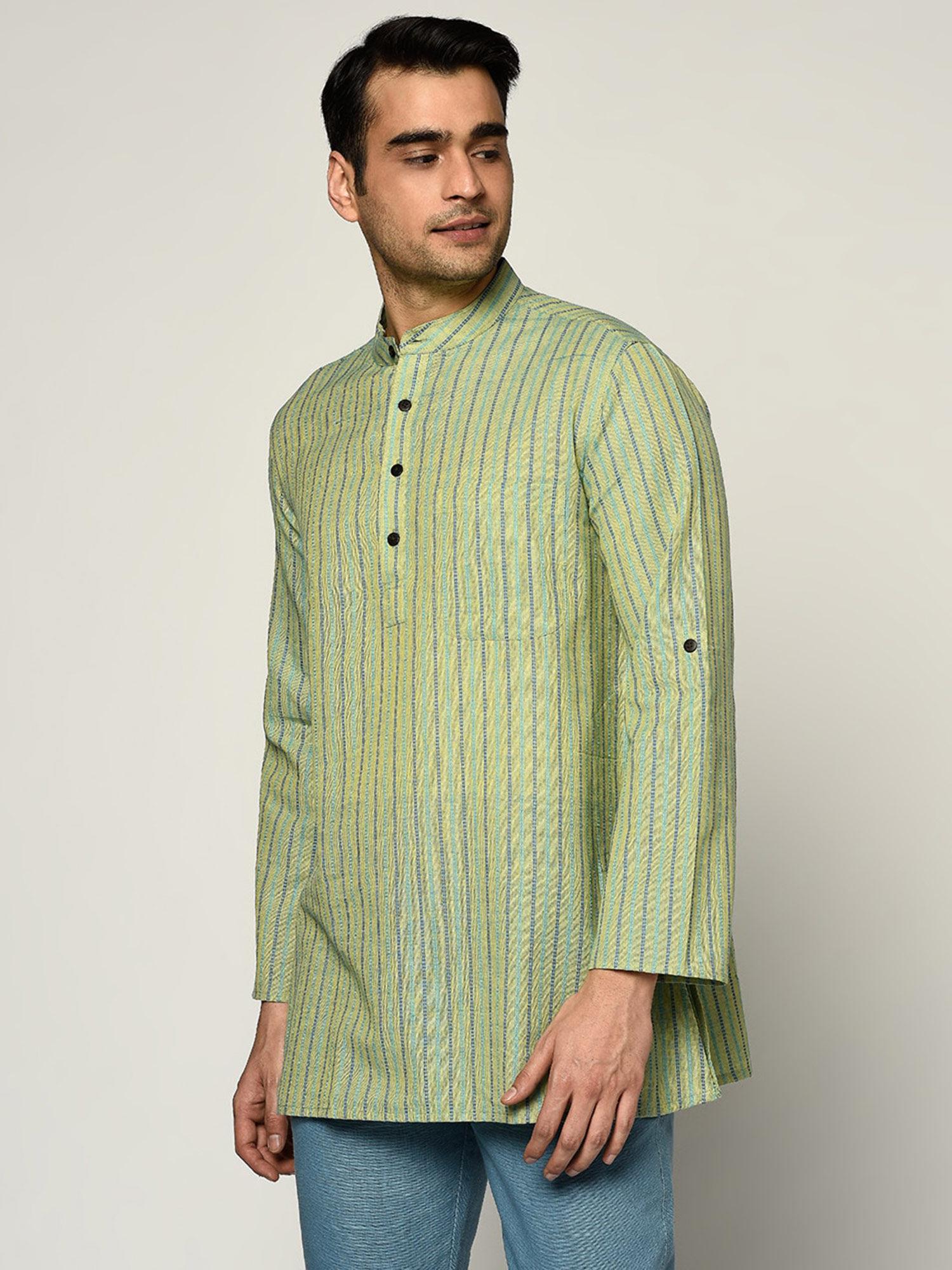 cotton dobby short kurta