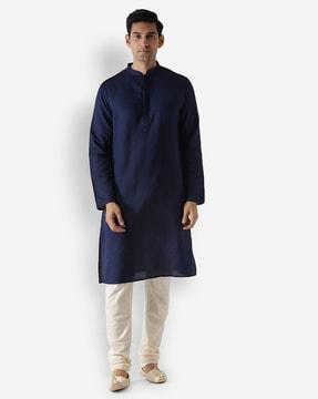 cotton full sleeves long kurta