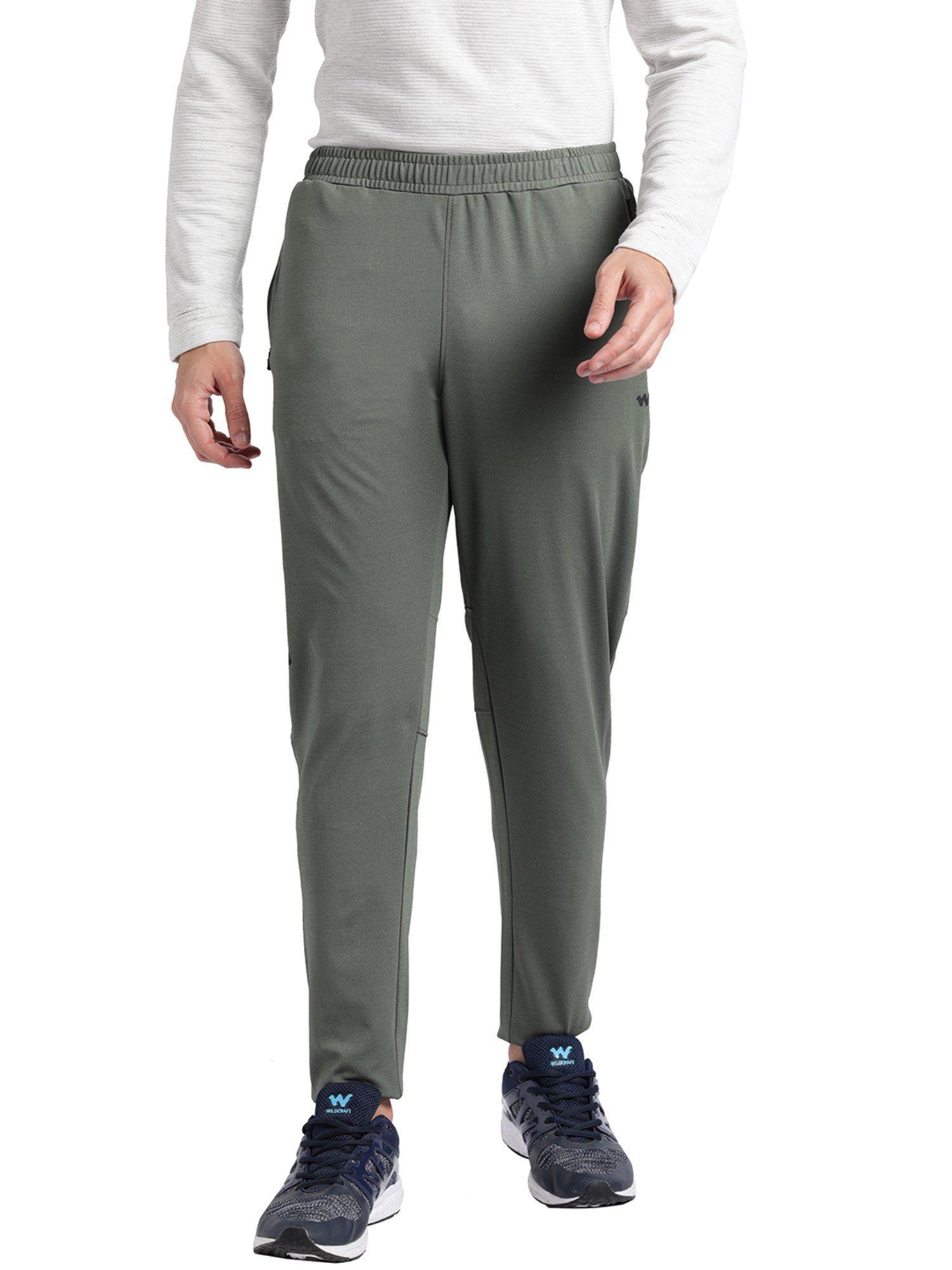 cotton graphic grey regular fit trackpants