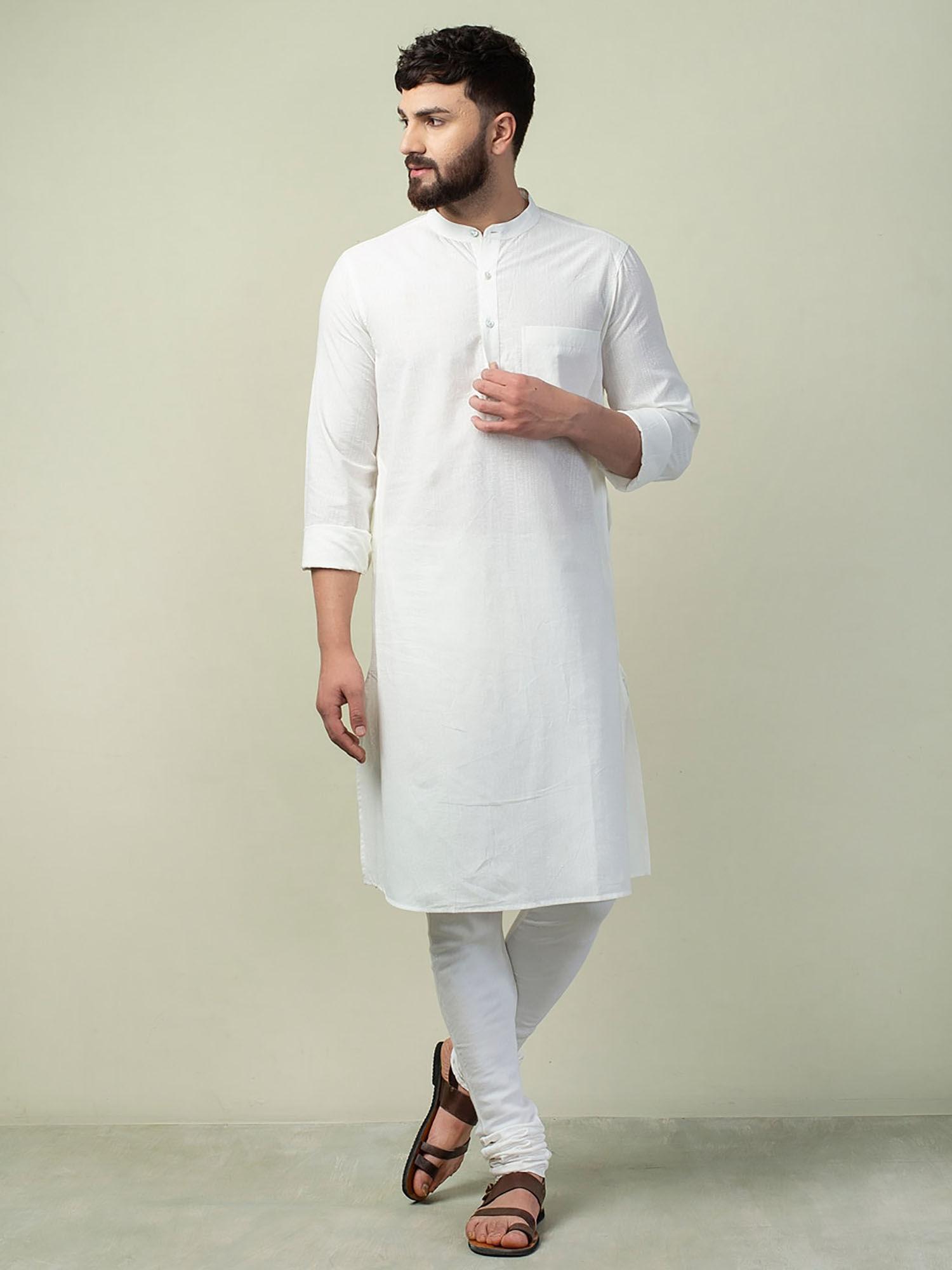 cotton hand block printed long kurta