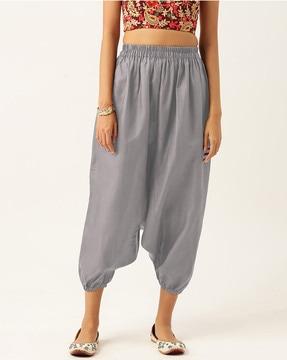 cotton harem pants elasticated waist