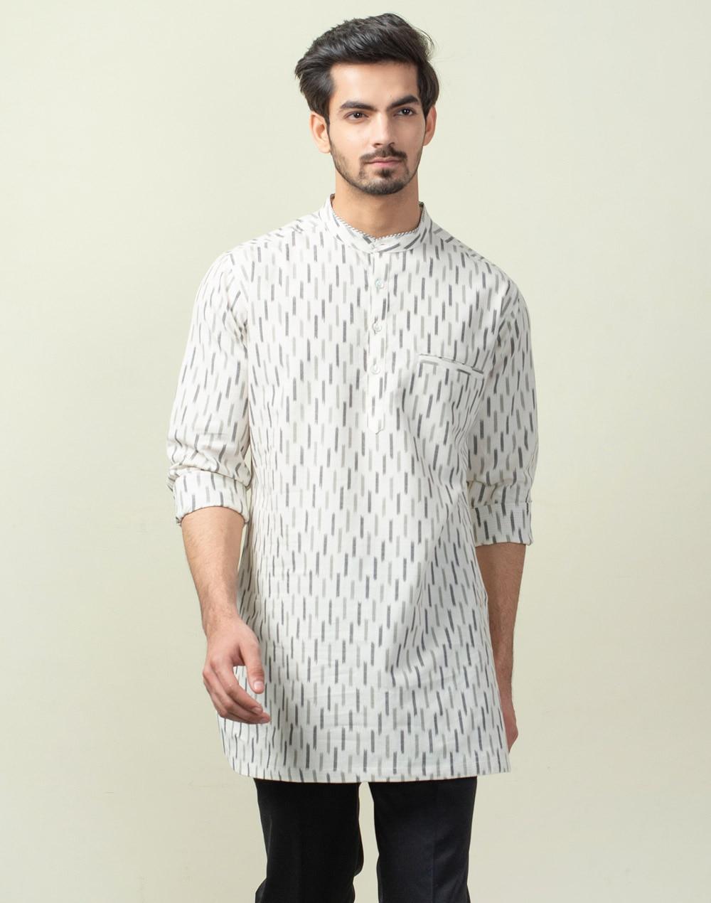 cotton ikat short kurta